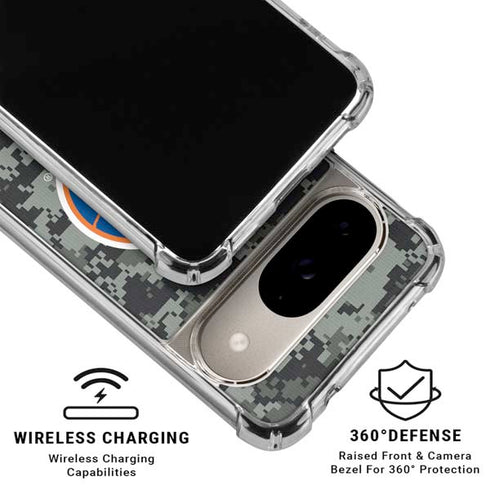 NHL New York Islanders Camo Google Pixel 10 Clear Case